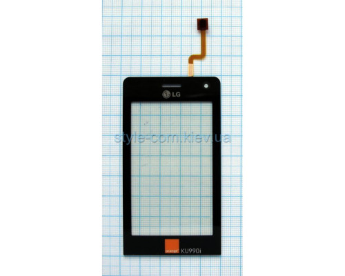 Тачскрін (сенсор) для LG KU990, KG990 black High Quality TPS-2701091700005 2701091700005
