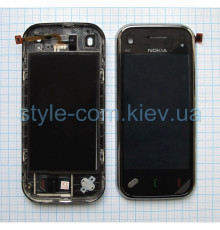 Тачскрін (сенсор) для Nokia N97 Mini з рамкою black High Quality TPS-2701193700002 2701193700002