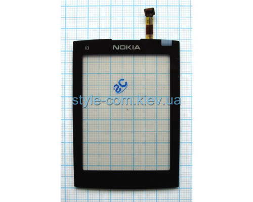 Тачскрін (сенсор) для Nokia X3-02 black High Quality TPS-2701185400002 2701185400002