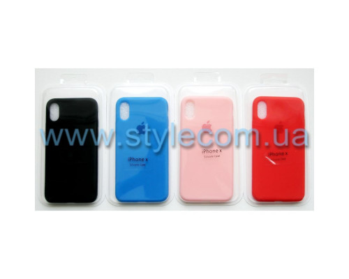 Чохол силіконовий Replica для Apple iPhone X, Xs pink TPS-2710000138815