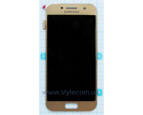 Дисплей (LCD) для Samsung Galaxy A3/A320 (2017) з тачскріном gold Service Original (GH97-19732B)