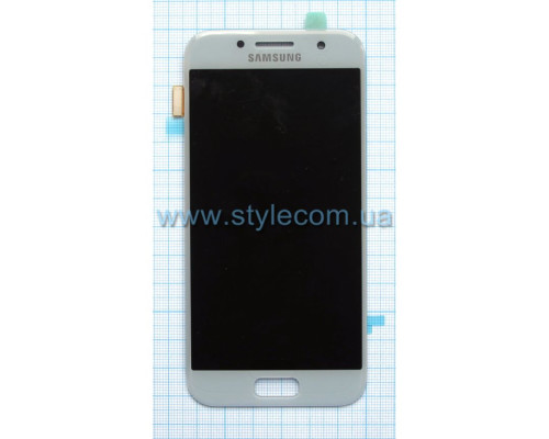 Дисплей (LCD) для Samsung A3/A320 (2017) з тачскріном light blue Service Original (GH97-19732C) TPS-2710000142584 2710000142584