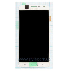 Дисплей (LCD) для Samsung Galaxy J7/J700 (2015) з тачскріном white Service Original (PN:GH97-17670B)