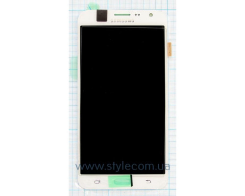 Дисплей (LCD) для Samsung Galaxy J7/J700 (2015) з тачскріном white Service Original (PN:GH97-17670B)