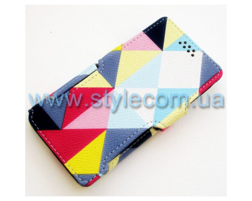 Чохол-книжка Status 5.0 "фешн жовто-червоний