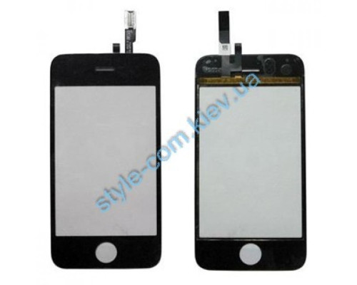 Тачскрін+скло для переклеювання Apple iPhone 3Gs black High Quality TPS-2701091800002 2701091800002