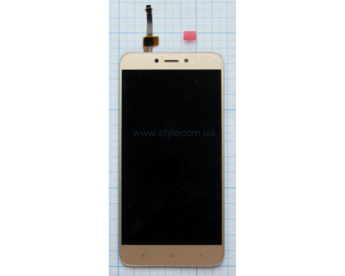Дисплей (LCD) для Xiaomi Redmi 4X, Redmi 4X Pro з тачскріном gold High Quality