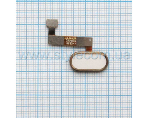 Шлейф для Meizu M5 Note M621H з кнопкою меню gold High Quality TPS-2710000148197 2710000148197