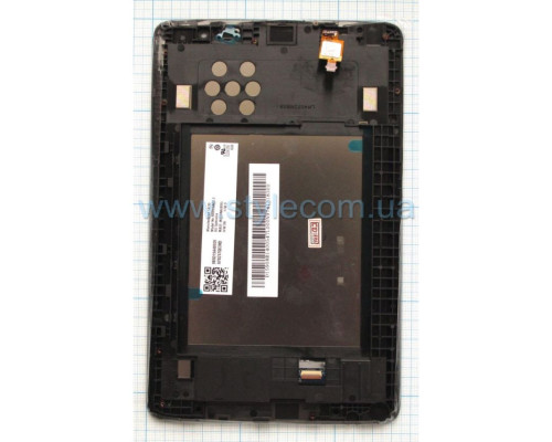 Дисплей (LCD) для Lenovo Idea Tab A8-50, A5500 hx 080wq06 з тачскріном та рамкою black Original Quality TPS-2710000148272 2710000148272