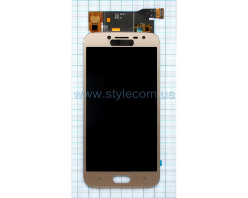 Дисплей (LCD) для Samsung Galaxy J2/J250 (2018) з тачскріном gold (TFT) High Quality