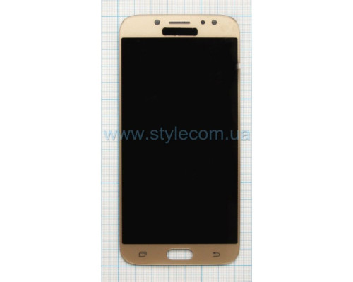 Дисплей (LCD) для Samsung Galaxy J7/J730 (2017) з тачскріном gold (TFT) High Quality