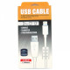 Кабель USB K-1 Lightning white TPS-2710000150626 2710000150626
