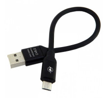 Кабель USB Micro короткий black