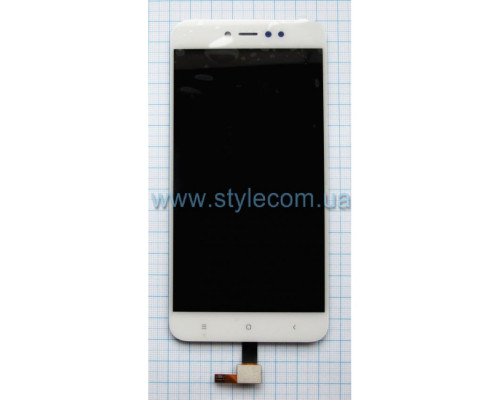 Дисплей (LCD) для Xiaomi Redmi Note 5A, Redmi Note 5A Prime з тачскріном white High Quality