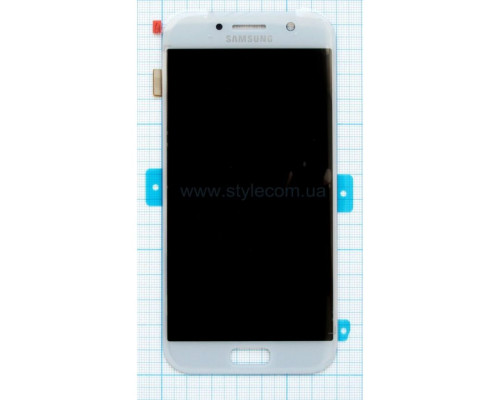 Дисплей (LCD) для Samsung Galaxy A5/A520 (2017) з тачскріном light blue Service Original (PN:GH97-19733C)