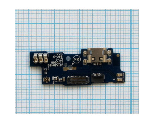 Шлейф для Meizu M5C M710H з роз'ємом живлення та мікрофоном High Quality TPS-2710000157182 2710000157182