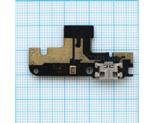 Шлейф (нижня плата) для Xiaomi Redmi Note 5A з роз'ємом живлення та мікрофоном High Quality TPS-2710000157366 2710000157366