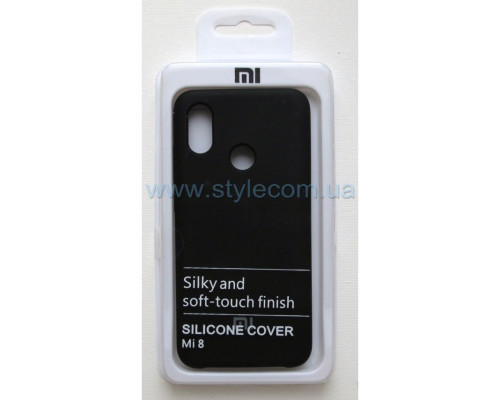 Чохол Original Silicone для Xiaomi Mi 8 black (18) TPS-2710000157854 2710000157854
