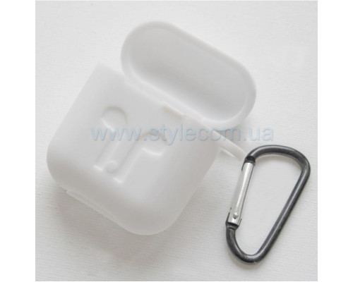 Чохол для AirPods силіконовий white / білий TPS-2710000164234