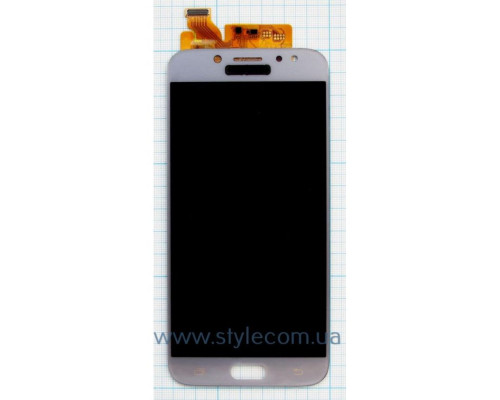 Дисплей (LCD) для Samsung Galaxy J7/J730 (2017) з тачскріном light blue (TFT) High Quality