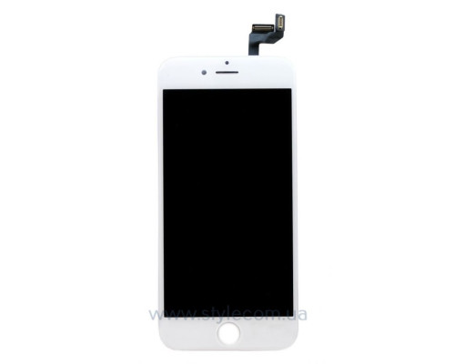 Дисплей (LCD) для Apple iPhone 6s з тачскріном white Original (переклеєне скло)