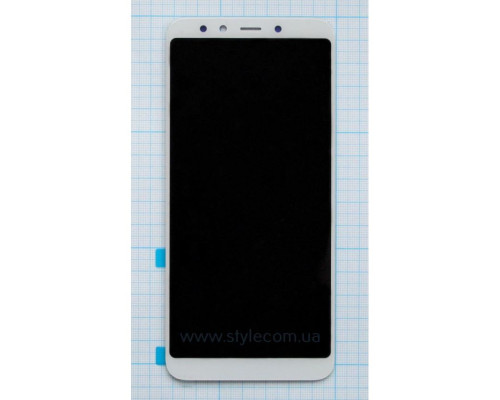 Дисплей (LCD) для Xiaomi Mi A2, Mi 6X з тачскріном white High Quality