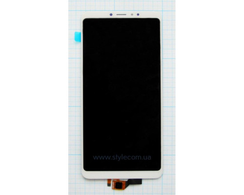 Дисплей (LCD) для Xiaomi Mi Max 3 з тачскріном white High Quality