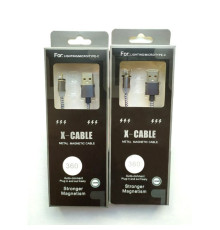 Кабель USB M3 Type-C Magnetic grey