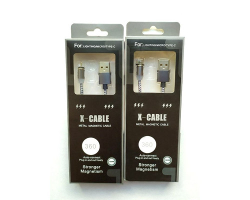 Кабель USB M3 Type-C Magnetic grey