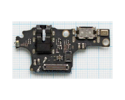 Шлейф (нижня плата) для Huawei Honor 10 з роз'ємом живлення та мікрофоном High Quality TPS-2710000178309 2710000178309