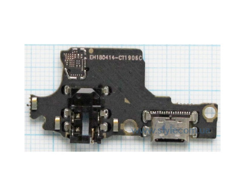 Шлейф (нижня плата) для Huawei Honor 10 з роз'ємом живлення та мікрофоном High Quality TPS-2710000178309 2710000178309