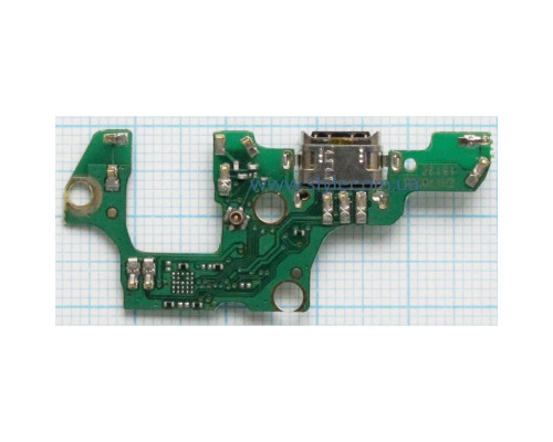 Шлейф (нижня плата) для Huawei Nova 2 з роз'ємом живлення та мікрофоном High Quality