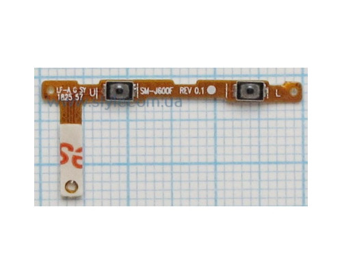 Шлейф для Samsung Galaxy J6/J600 (2018) з кнопками регулювання звуку High Quality TPS-2710000178255 2710000178255