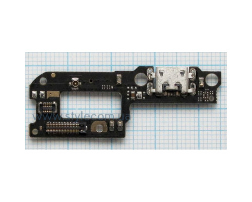 Шлейф (нижня плата) для Xiaomi Redmi 6 Pro з роз'ємом живлення та мікрофоном High Quality