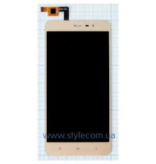 Дисплей (LCD) для Xiaomi Redmi Note 3, Redmi Note 3 Pro SE 149х73мм з тачскріном gold High Quality