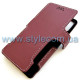 Чохол-книжка Status 5.2 '' бордовий