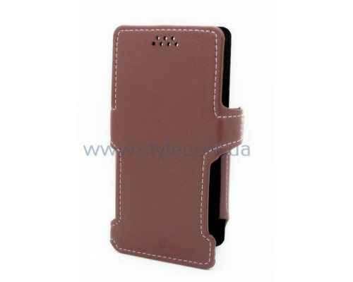 Чохол-книжка Status 5.2 '' коричневий