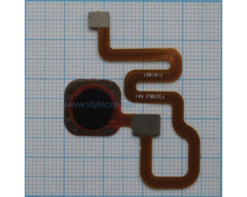 Шлейф для Xiaomi Redmi Note 6 Pro зі сканером відбитка пальця black High Quality TPS-2710000180661 2710000180661