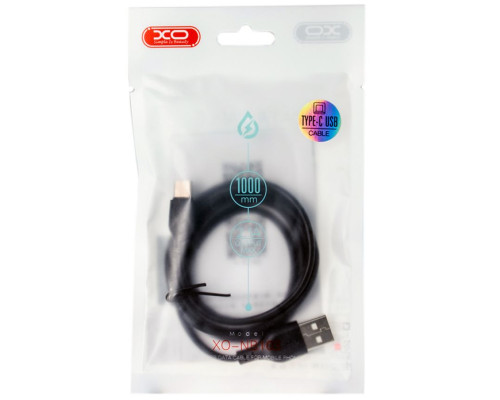 Кабель USB XO NB103 Type-C Quick Charge 2.1A black TPS-2710000181958 2710000181958