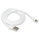 Кабель USB XO NB47 Lightning Quick Charge 2.4A white