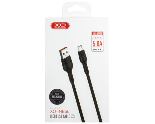 Кабель USB XO NB55 Micro 5A black TPS-2710000181569 2710000181569