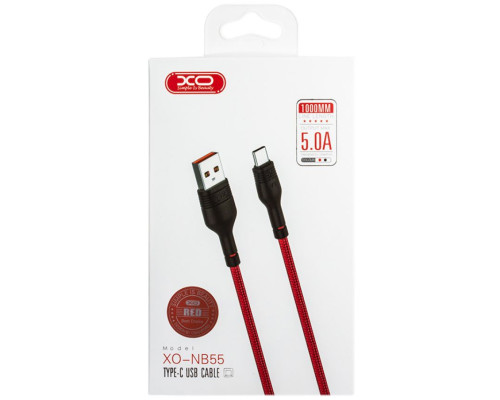 Кабель USB XO NB55 Type-C 5A black TPS-2710000181552 2710000181552