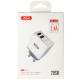 Мережевий зарядний пристрій (адаптер) 2в1 XO L31 2USB / 2.4A + Data Cable USB to Lightning white