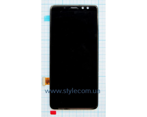 Дисплей (LCD) для Samsung Galaxy A8/A530 (2018) з тачскріном black (Oled) Original Quality TPS-2710000184775