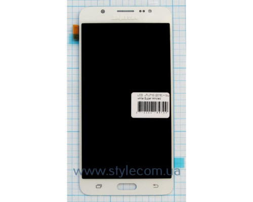 Дисплей (LCD) для Samsung Galaxy J7/J710 (2016) з тачскріном white (Oled) Original Quality TPS-2710000184799 2710000184799