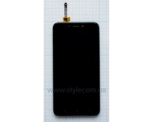 Дисплей (LCD) для Xiaomi Redmi 4X, Redmi 4X Pro з тачскріном та рамкою black High Quality TPS-2710000184522 2710000184522