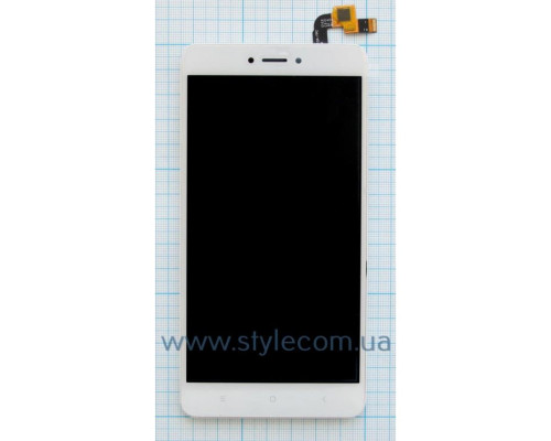 Дисплей (LCD) для Xiaomi Redmi Note 4X з тачскріном та рамкою white High Quality