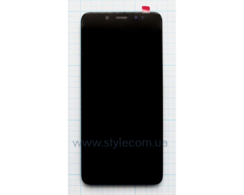 Дисплей (LCD) для Xiaomi Redmi Note 5, Redmi Note 5 Pro з тачскріном та рамкою black High Quality