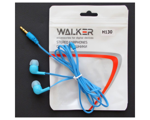 Навушники WALKER H130 blue (тех.пак.)