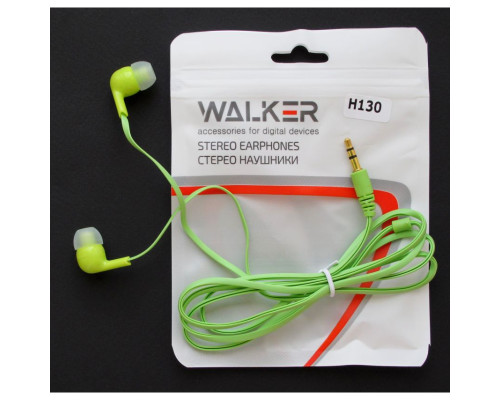 Навушники WALKER H130 green (тех.пак.) TPS-2710000187684